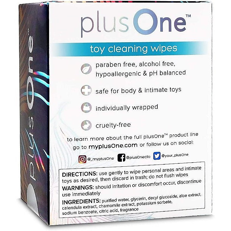 Professional Toy Cleaning Wipes by PlusOne - Adult Toy Cleaner