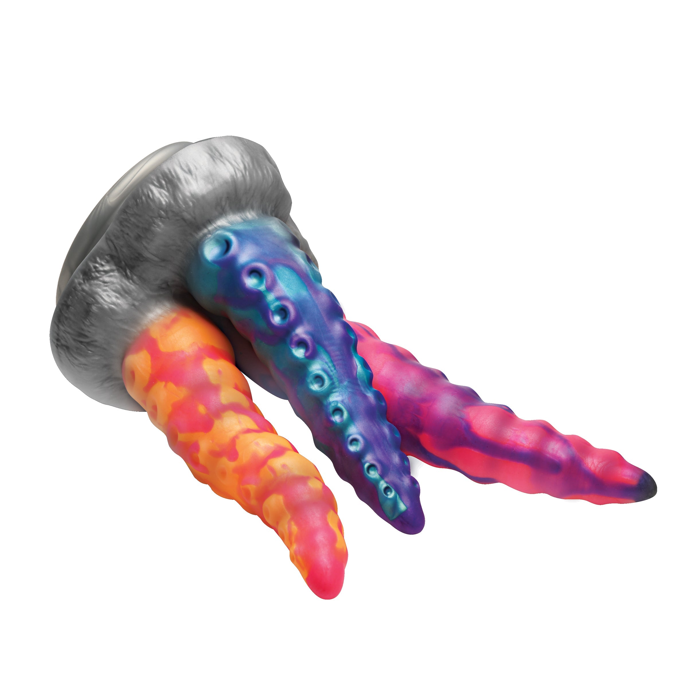 XR Brands Creature Cocks Tenta-Trio Fantasy Silicone Dildo - Realistic Dildos