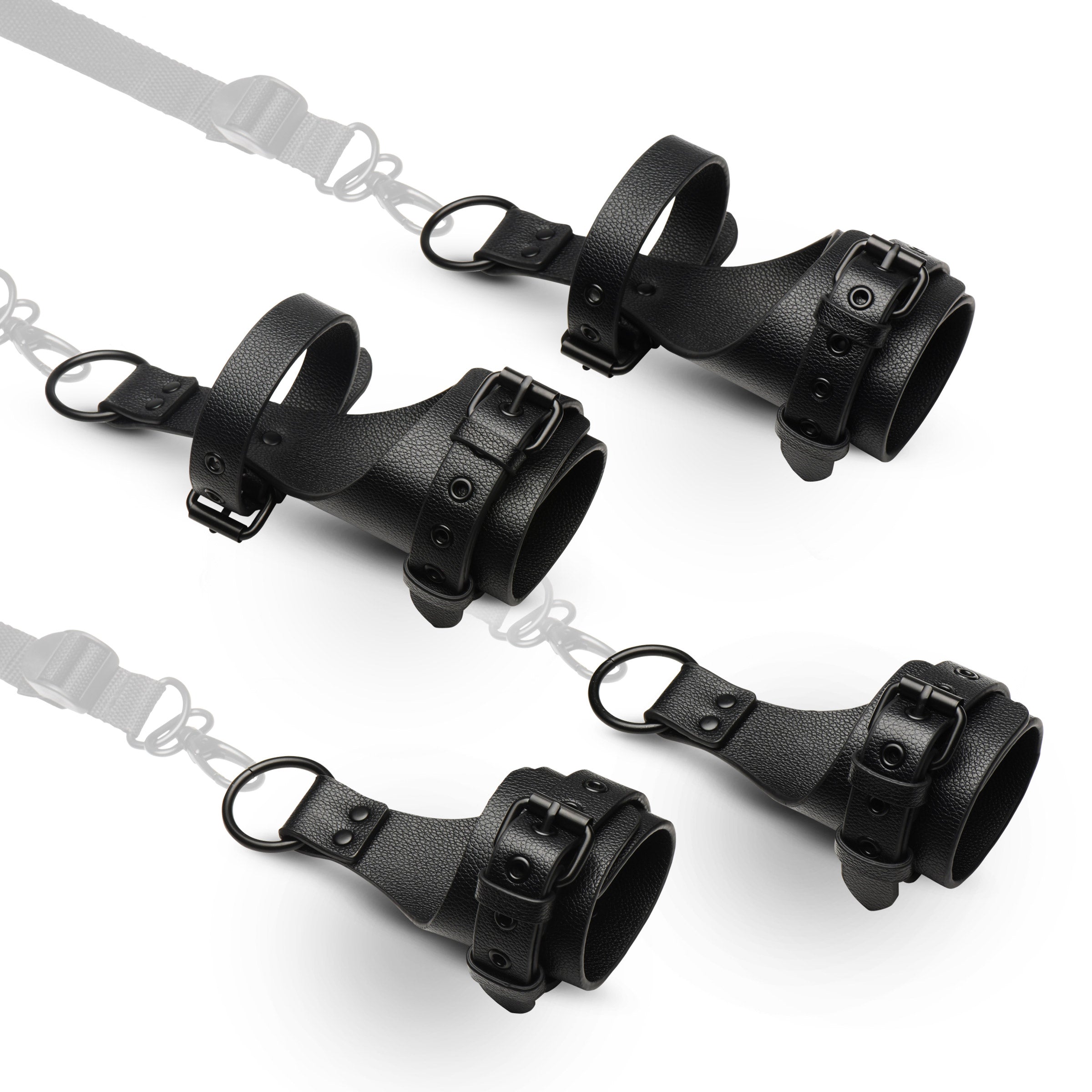 XR Brands Master Series All Access Bed Restraint Kit - - Bondage Kits