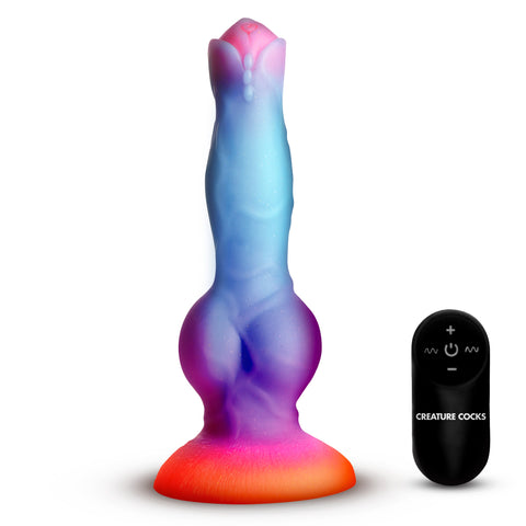 XR Brands Creature Cocks Astro Cock Vibrating Fantasy Dildo - Vibrating Dildos