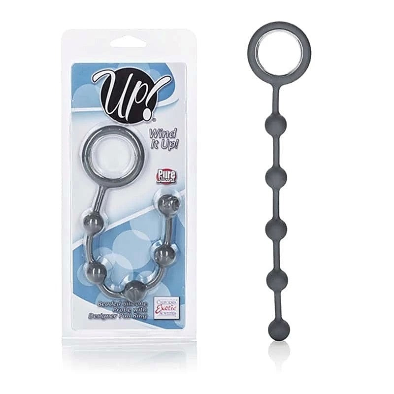 Up! Wind It Up! Silicone Anal Beads by California Exotics - Butt Plugs