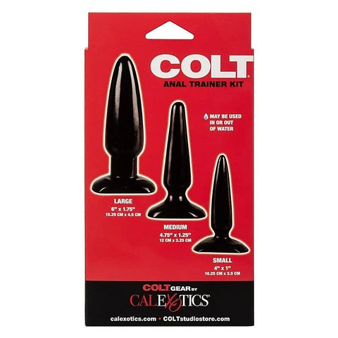 Colt Three Sizes Anal Plugs Trainer Kit - Prostate Toys
