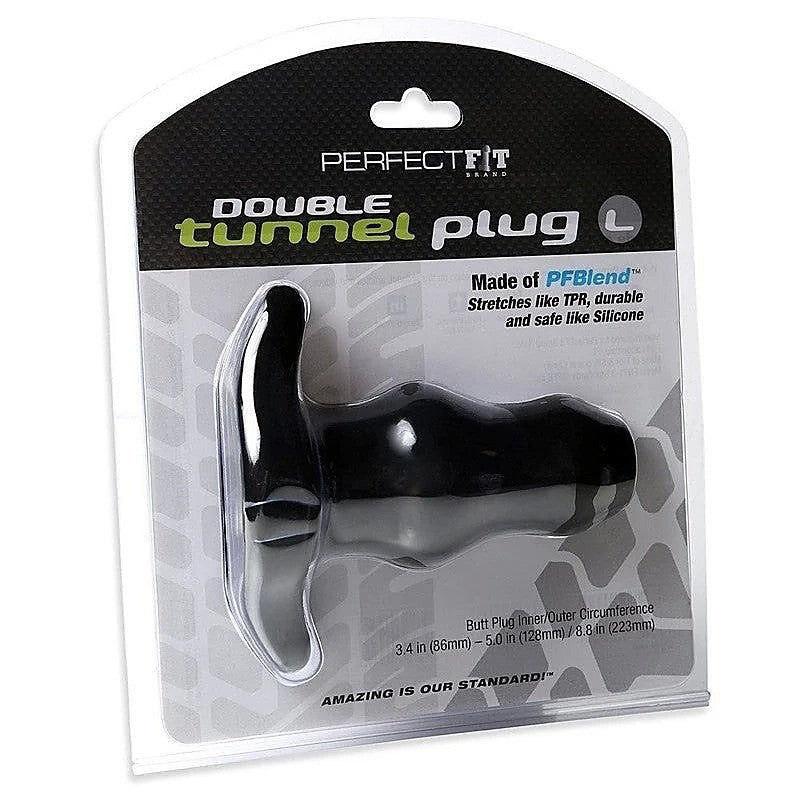 Premium Double Tunnel Plug Large by Perfect Fit - Butt Plugs