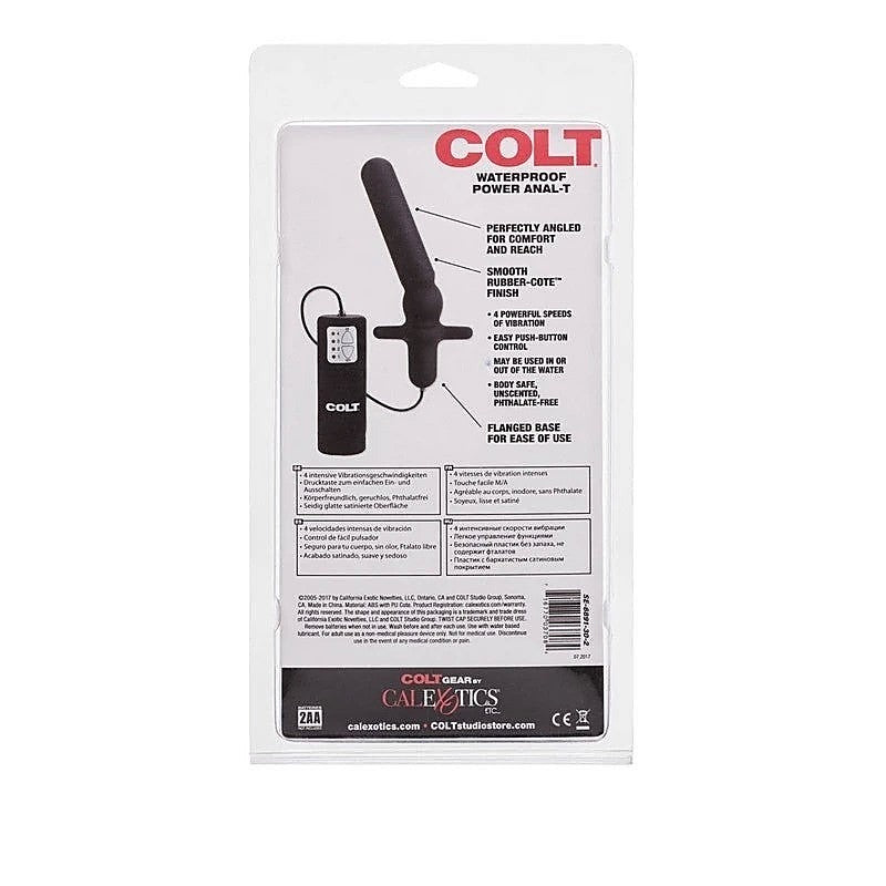 Colt Waterproof Power Anal-T Vibrating Plug - Prostate Toys