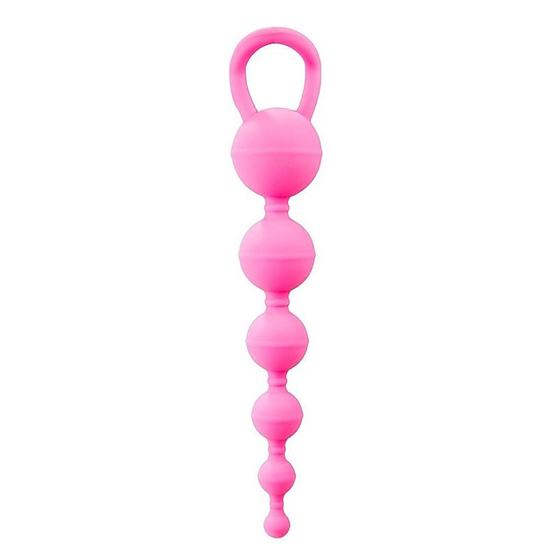 Professional Six Balls Chain by Shots Toys - Anal Beads and Balls