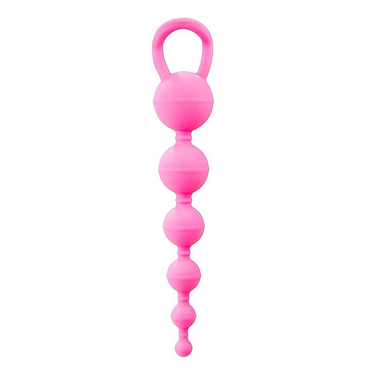 Six Balls Chain by Shots Toys - Anal Beads and Balls