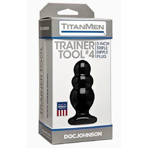 TitanMen Trainer Tool 4 Sleek Butt Plug by Doc Johnson - Prostate Toys