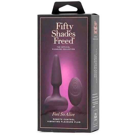 Feel So Alive Remote Control Vibrating Pleasure Plug - Butt Plugs