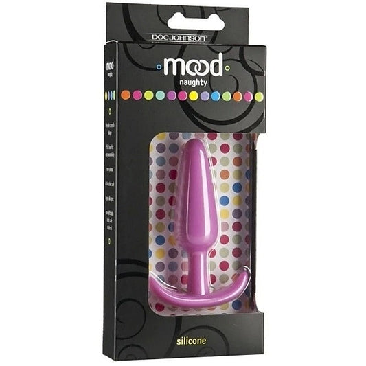 Mood Naughty Pink Medium Butt Plug by Doc Johnson - Butt Plugs