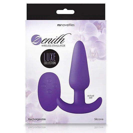 Zenith Wireless Stimulator Purple by NS Novelties - Butt Plugs