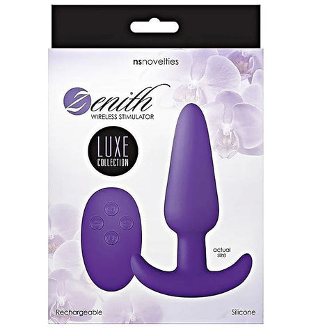 Zenith Wireless Stimulator Purple by NS Novelties - Butt Plugs