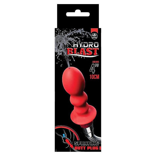Hydro Blast 4 Silicone Douche Red Anal Cleanser - Anal Cleansing