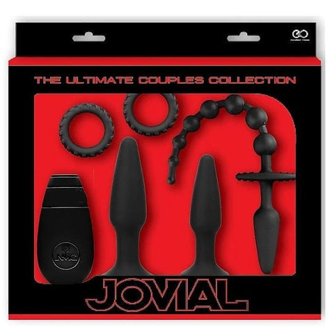 Jovial 5 Piece Anal Kit With Vibrating Butt Plug - Butt Plugs