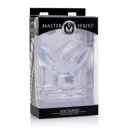 Anchored Clear Anal Plug by XR Brands - Butt Plugs