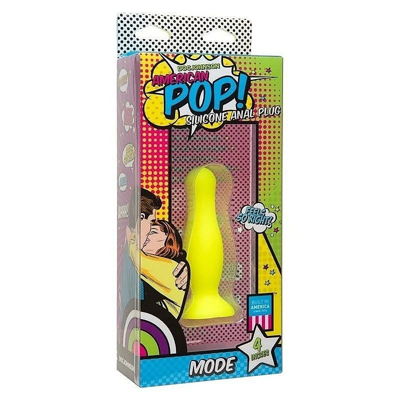 American Pop Mode 4 inch Anal Plug by Doc Johnson - Butt Plugs