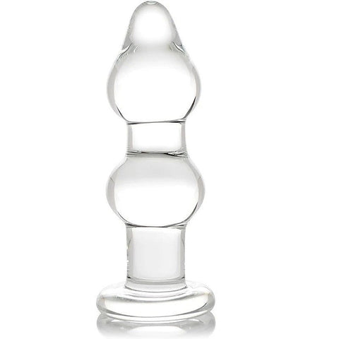 Viewable Glass Butt Plug Doubler by Icon Brands - Butt Plugs