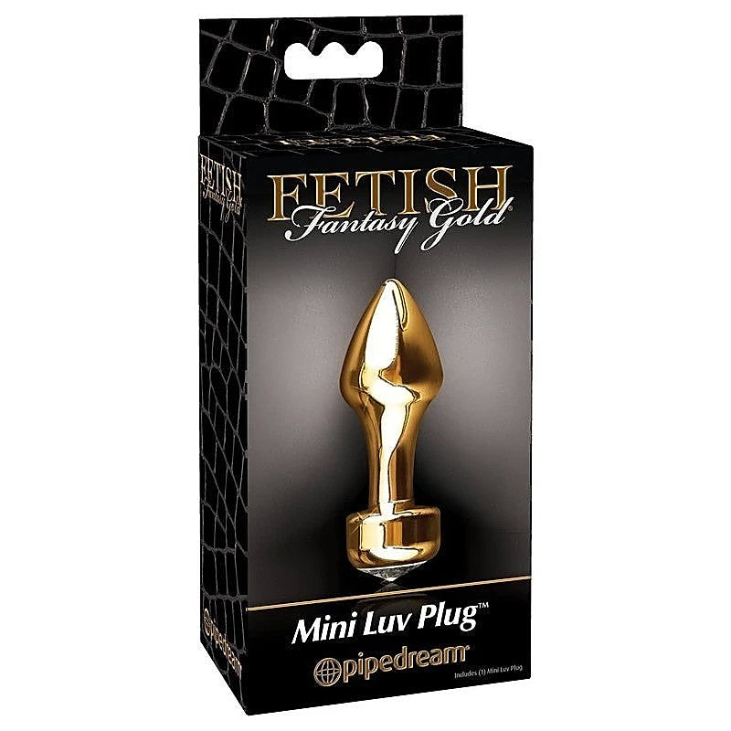 Fetish Fantasy Gold Mini Luv Beginners Anal Plug - Butt Plugs