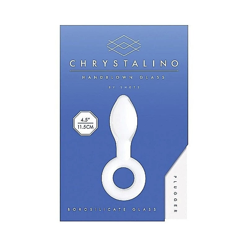Premium Chrystalino Plugger White by Shots Toys - Butt Plugs