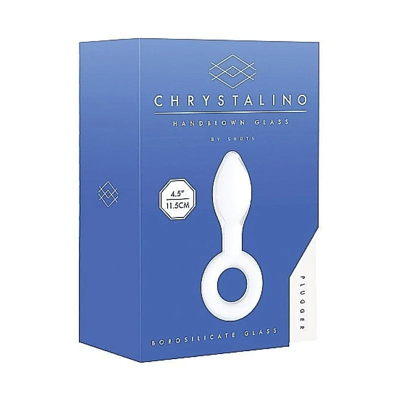 Premium Chrystalino Plugger White by Shots Toys - Butt Plugs