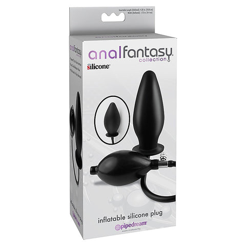 Anal Fantasy Collection Inflatable Silicone Butt Plug - Inflatable Dildos and Vibrators