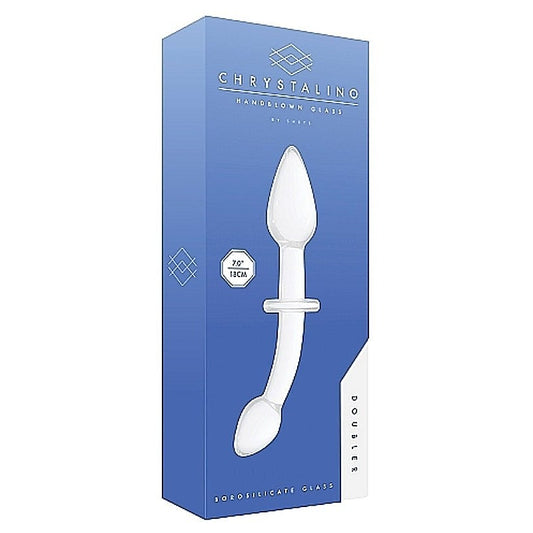 Chrystalino Doubler White by Shots Toys - Glass Sex Toys
