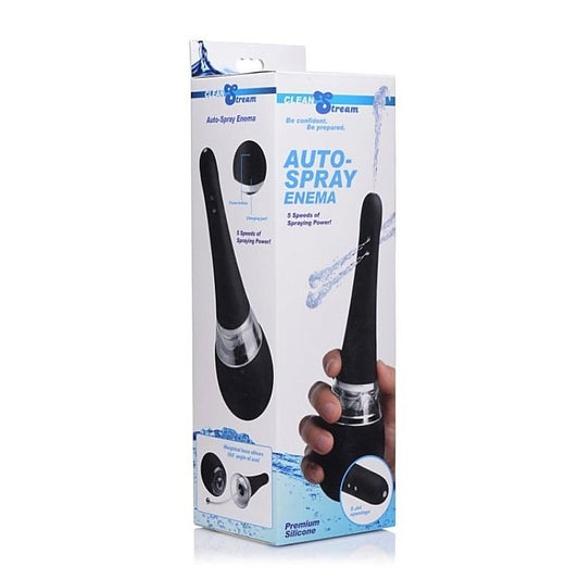 CleanStream Electric Auto-Spray Enema Bulb by XR Brands - Anal Cleansing