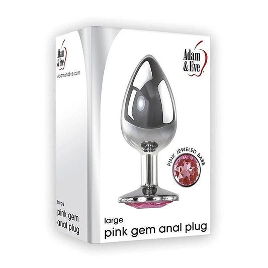 Pink Gem Anal Plug by Adam & Eve - Butt Plugs