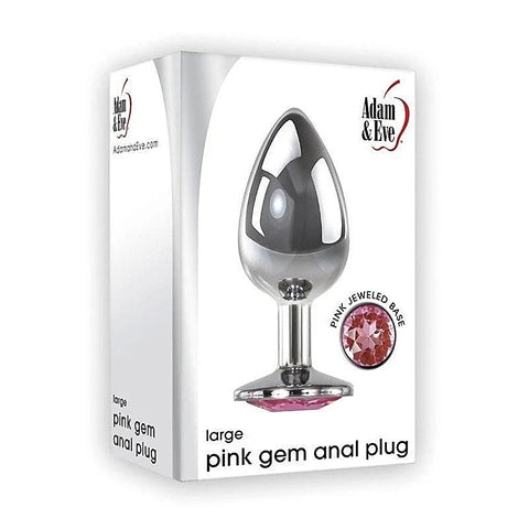 Pink Gem Anal Plug by Adam & Eve - Butt Plugs