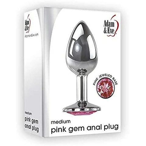 Pink Gem Anal Plug by Adam & Eve - Butt Plugs