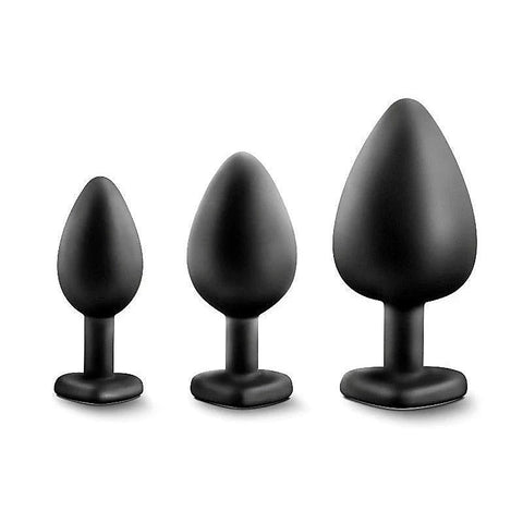 Luxe Bling Plugs Training Kit by Blush Novelties - Butt Plugs