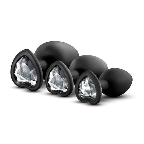 Luxe Bling Plugs Training Kit by Blush Novelties - Butt Plugs