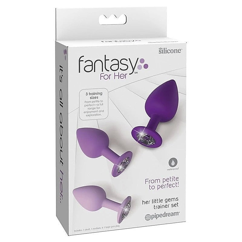 Fantasy for Her Little Gems Butt Plug Trainer Set - Butt Plugs