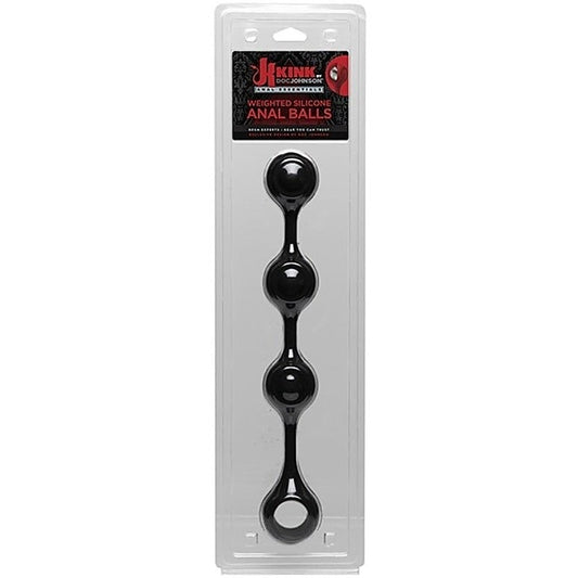 Weighted Silicone Anal Balls by Doc Johnson - Love Eggs and Kegel Exercisers