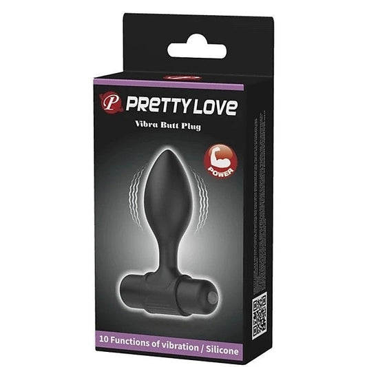 Pretty Love Vibra Silicone Tapered Butt Plug by Baile - Anal Vibrators