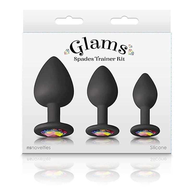 Glams Spades Trainer Kit by NS Novelties - Finger and Tongue Vibrators