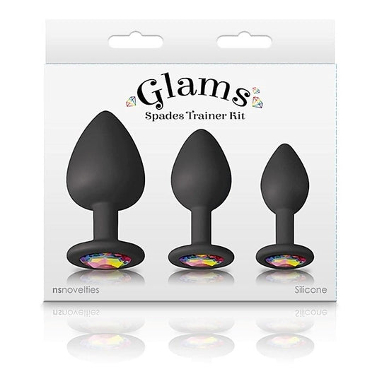 Glams Spades Trainer Kit by NS Novelties - Finger and Tongue Vibrators