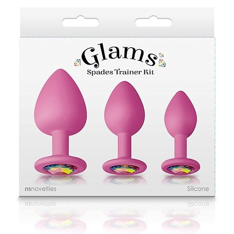 Glams Spades Trainer Kit by NS Novelties - Finger and Tongue Vibrators