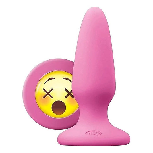 Mojis Omg Silicone Plug Pink by NS Novelties - Butt Plugs