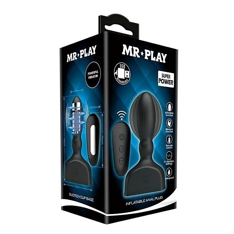 Mr Play Inflatable Anal Vibrator by Baile - Anal Vibrators