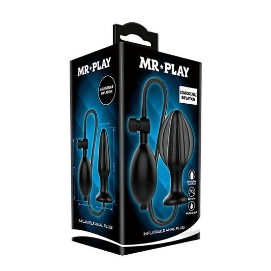 Mr Play Inflatable Silicone Anal Plug by Baile - Butt Plugs