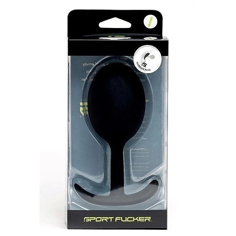 Thunder Plug Large Black by Sport Fucker - Butt Plugs