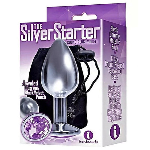 Silver Starter by Icon Brands - Butt Plugs