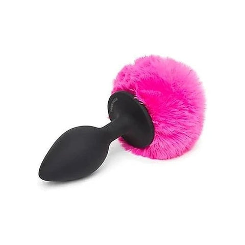 Happy Rabbit Pink Bunny Tail Plug by Love Honey - Butt Plugs