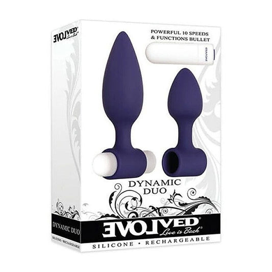 Dynamic Duo Vibrator Rechargeable by Evolved - Anal Vibrators