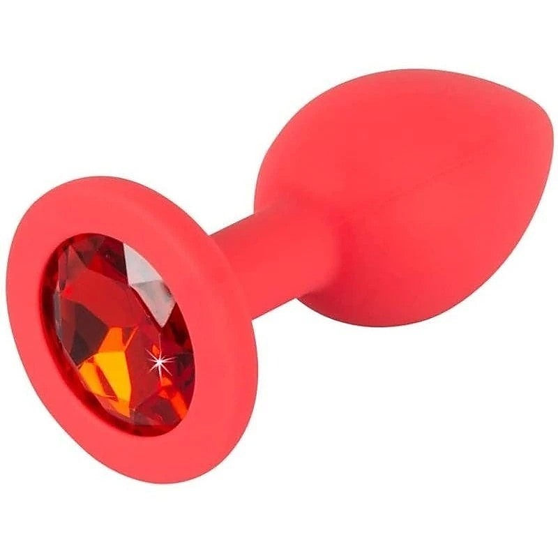 Colorful Joy Jewel Red Plug Small by You2Toys - Butt Plugs