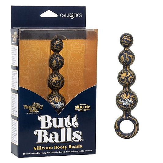 Naughty Bits Butt Balls by California Exotics - Anal Beads and Balls