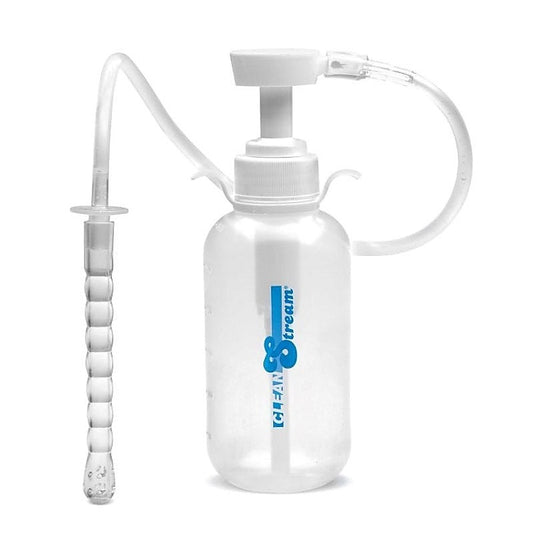 CleanStream Pump Action Enema Bottle with Nozzle - Anal Cleansing