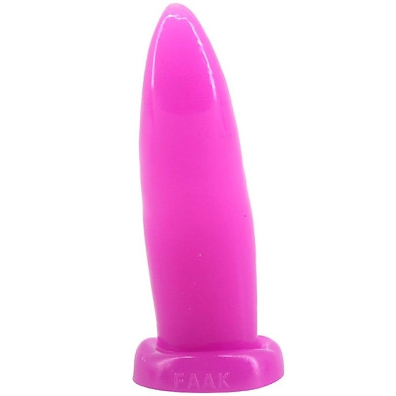 FAAK Soft and Versatile Tongue Shaped Anal Stimulator Premium Silicone Butt Plug - Realistic Dildos