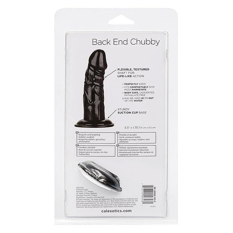 Back End Chubby Realistic Dong by California Exotics - Butt Plugs