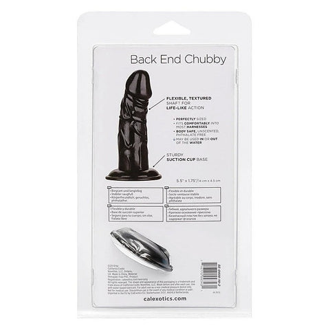 Back End Chubby Realistic Dong by California Exotics - Butt Plugs
